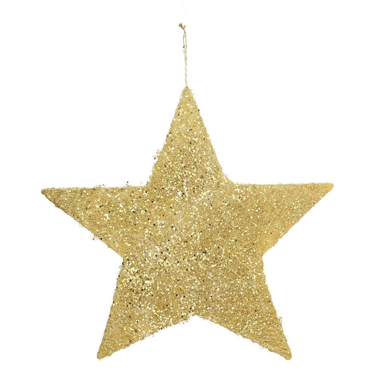 Dekoria Dekorace Golden Star 40cm, 40 x 1 cm