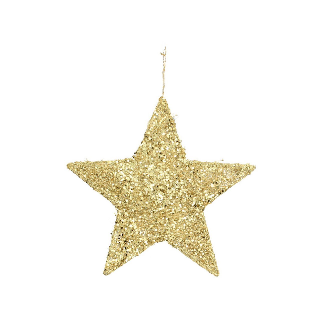 Dekoria Dekorace Golden Star 25cm, 25 x 1 cm