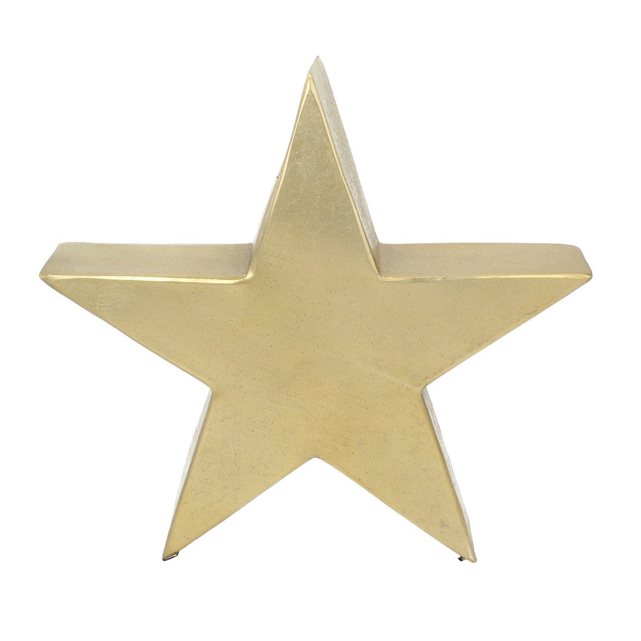 Dekoria Dekoracja Vánoční hvězda 38cm zlatá, 40 x 8 x 38 cm