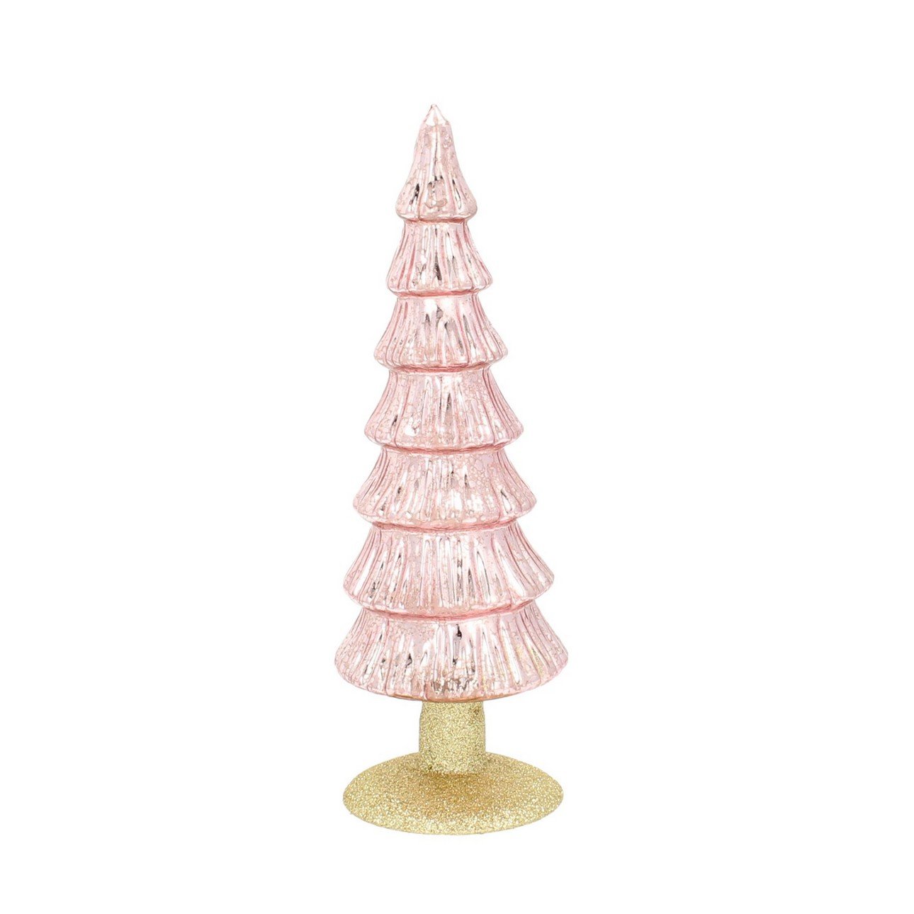 E-shop Dekoria Dekorácia Pink Chritmas Tree 28cm, 9 x 28 cm