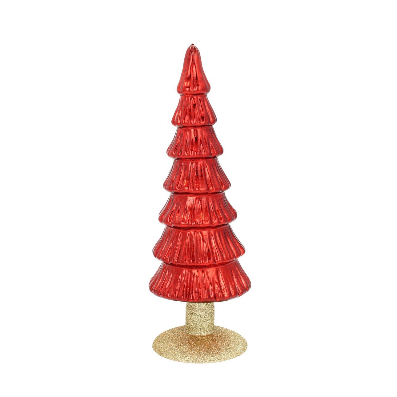E-shop Dekoria Dekorácia Red Christmas Tree 36cm, 10 x 36 cm