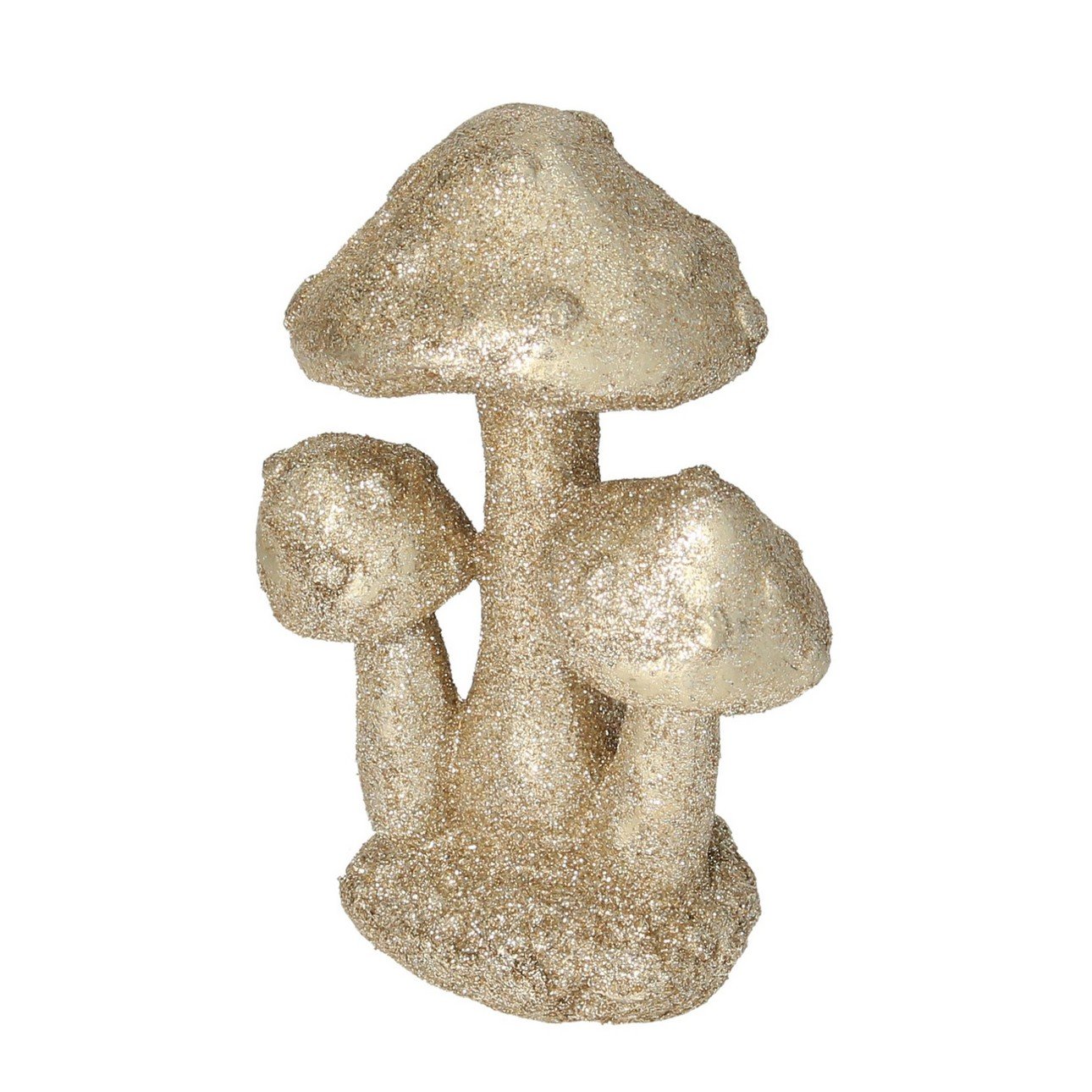 E-shop Dekoria Dekorácia Golden Mushrooms 12cm, 10 x 5 x 12 cm`