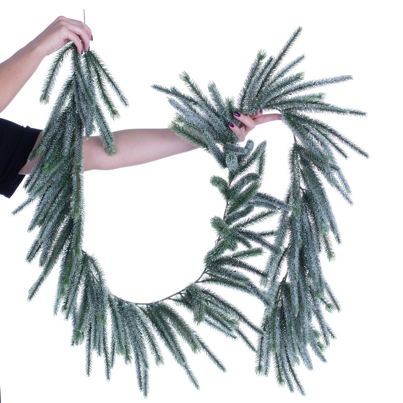 Dekoria Girlanda Pine Tree 200x10x10cm frosted, 10 x 10 x 200 cm