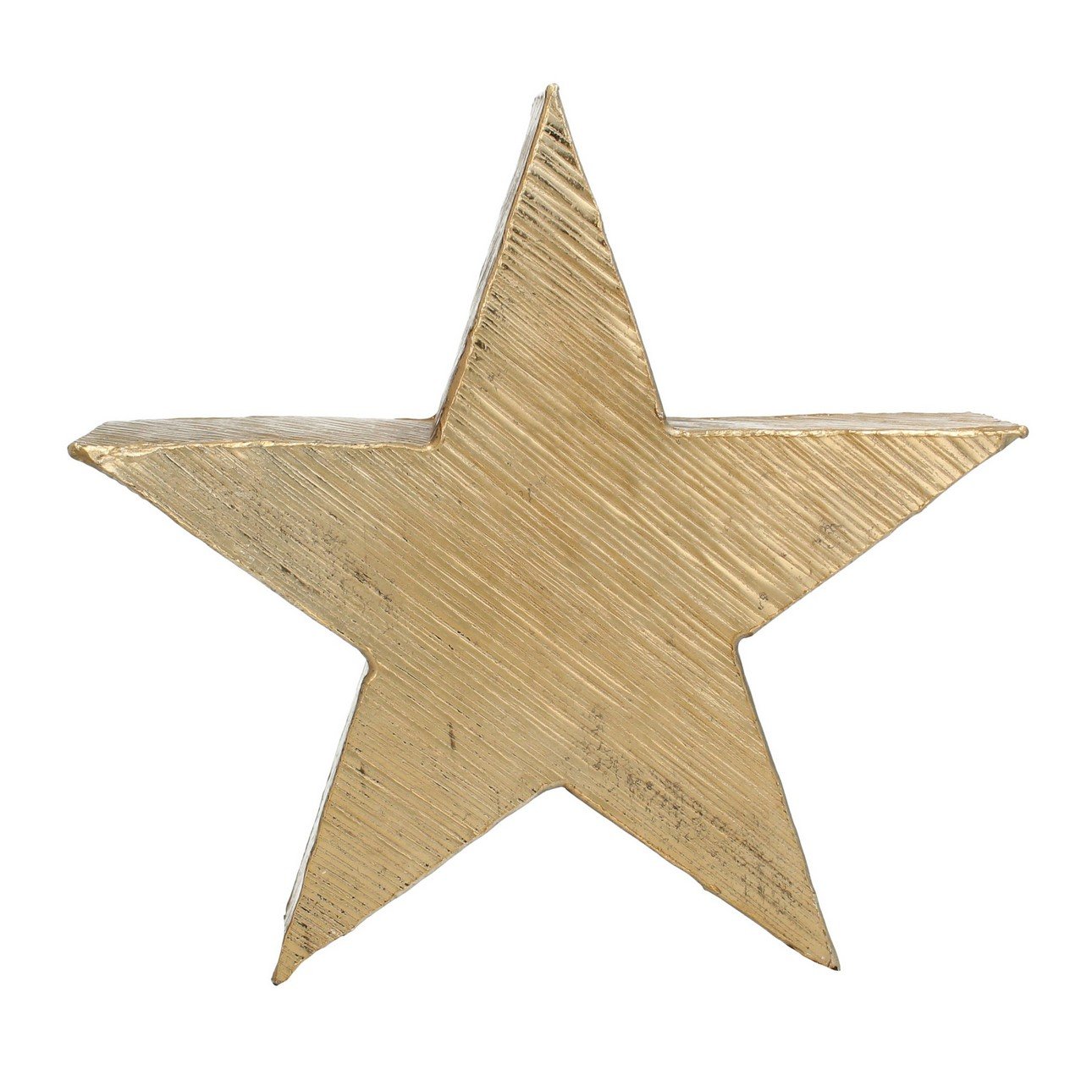 Dekoria Dekorace Gold Star 32cm, 34 x 8 x 32 cm