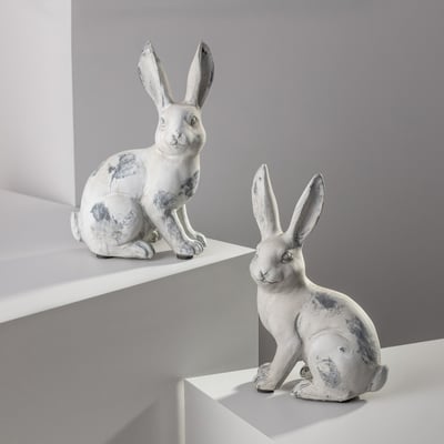 Figurka Sitting Rabbit II 13x9x20cm
