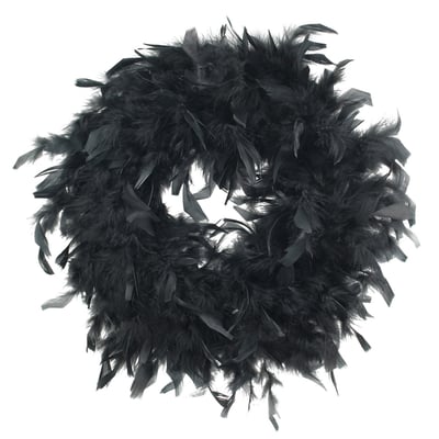 Wieniec Feathers ⌀40cm black