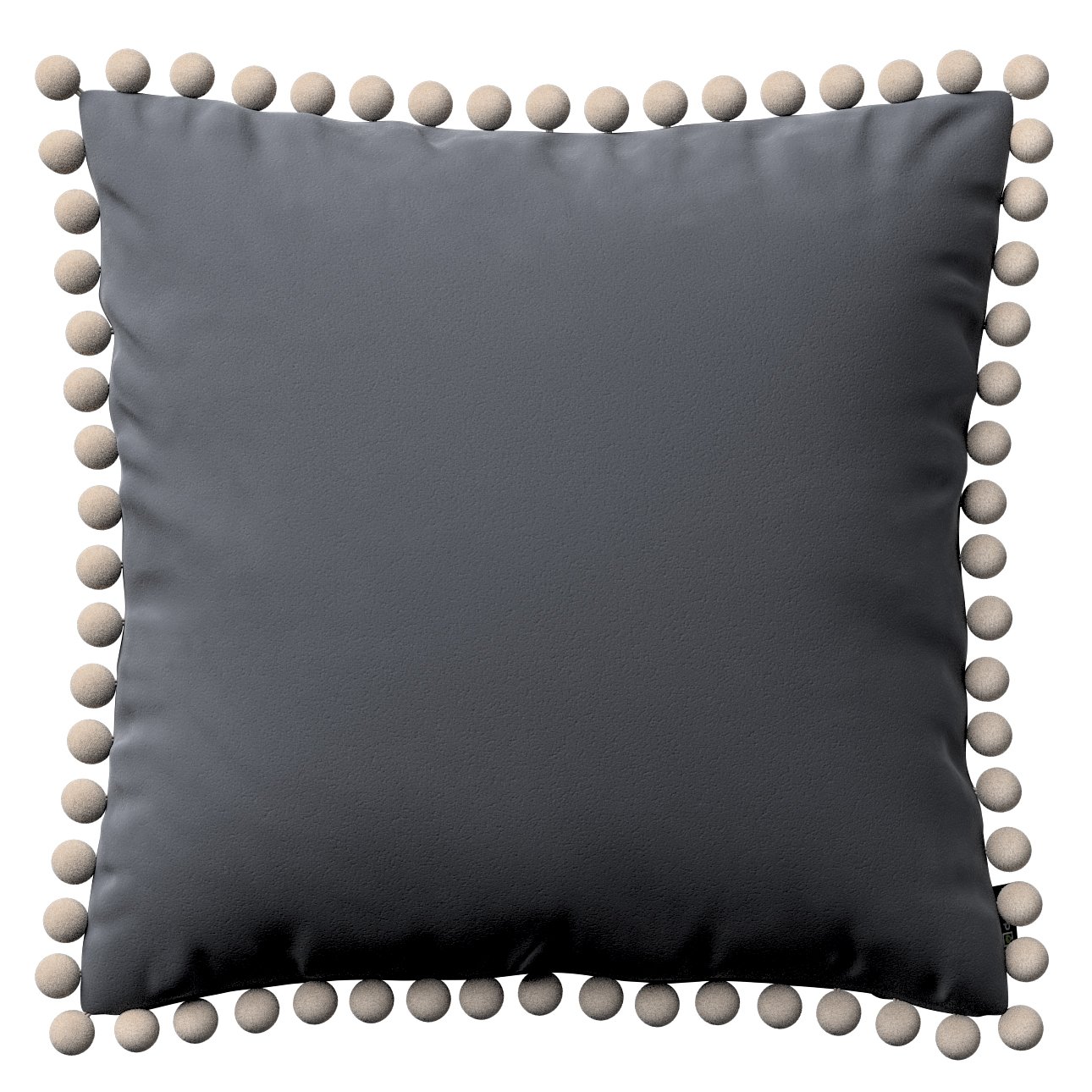 Pom pom outlet grey cushion