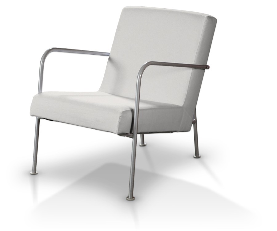 Dekoria Potah na křeslo Ikea PS, smetanově bílá, fotel Ikea PS, Etna, 705-01