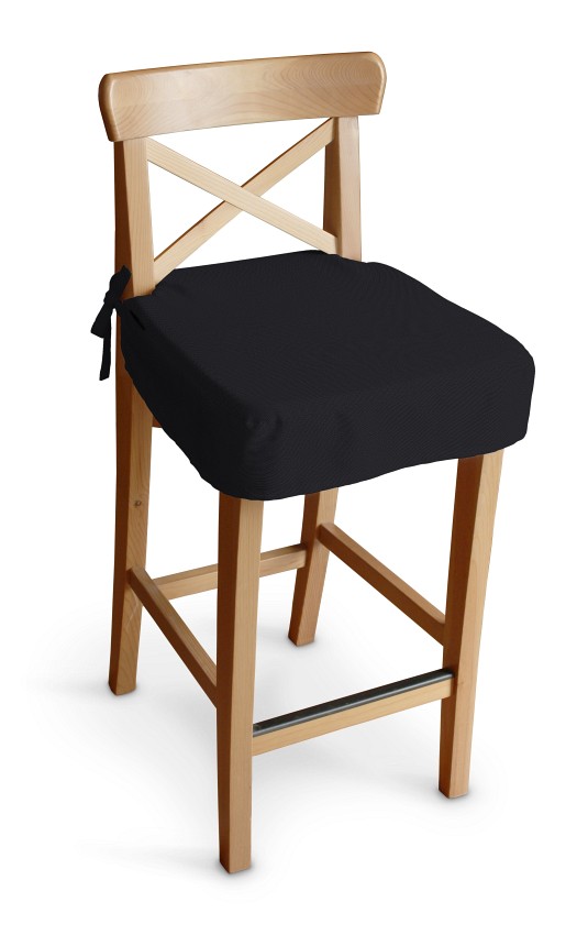 Dekoria Poťah na barovú stoličku Ingolf, čierna, návlek na barovú stoličku Ingolf, Etna, 705-00