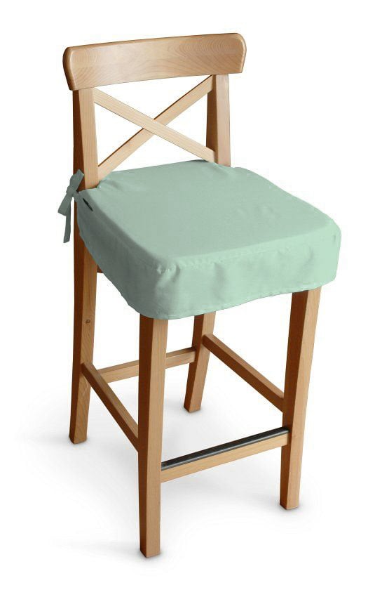 Dekoria Sedák na židli IKEA Ingolf - barová, eukalyptová zelená, barová židle Ingolf, Loneta, 133-61