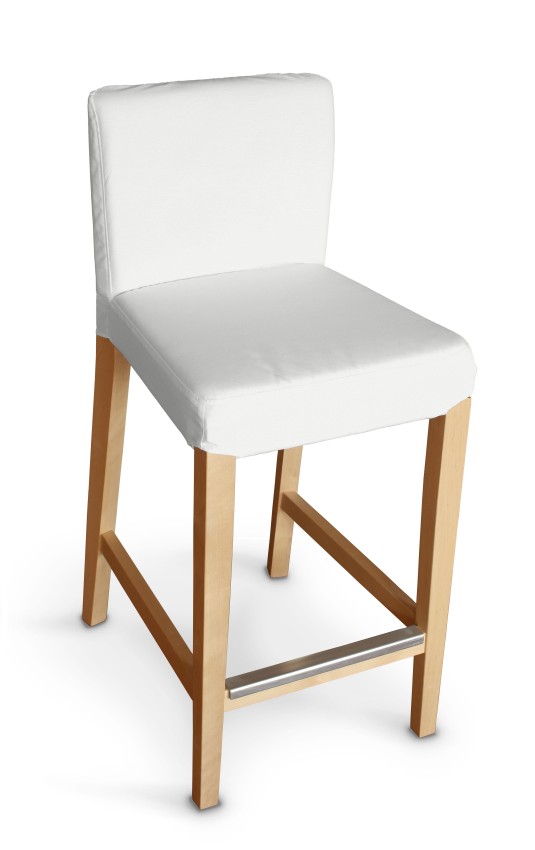 Dekoria Potah na barovou židli Hendriksdal , krátký, bílá, potah na židli Hendriksdal barová, Loneta, 133-02