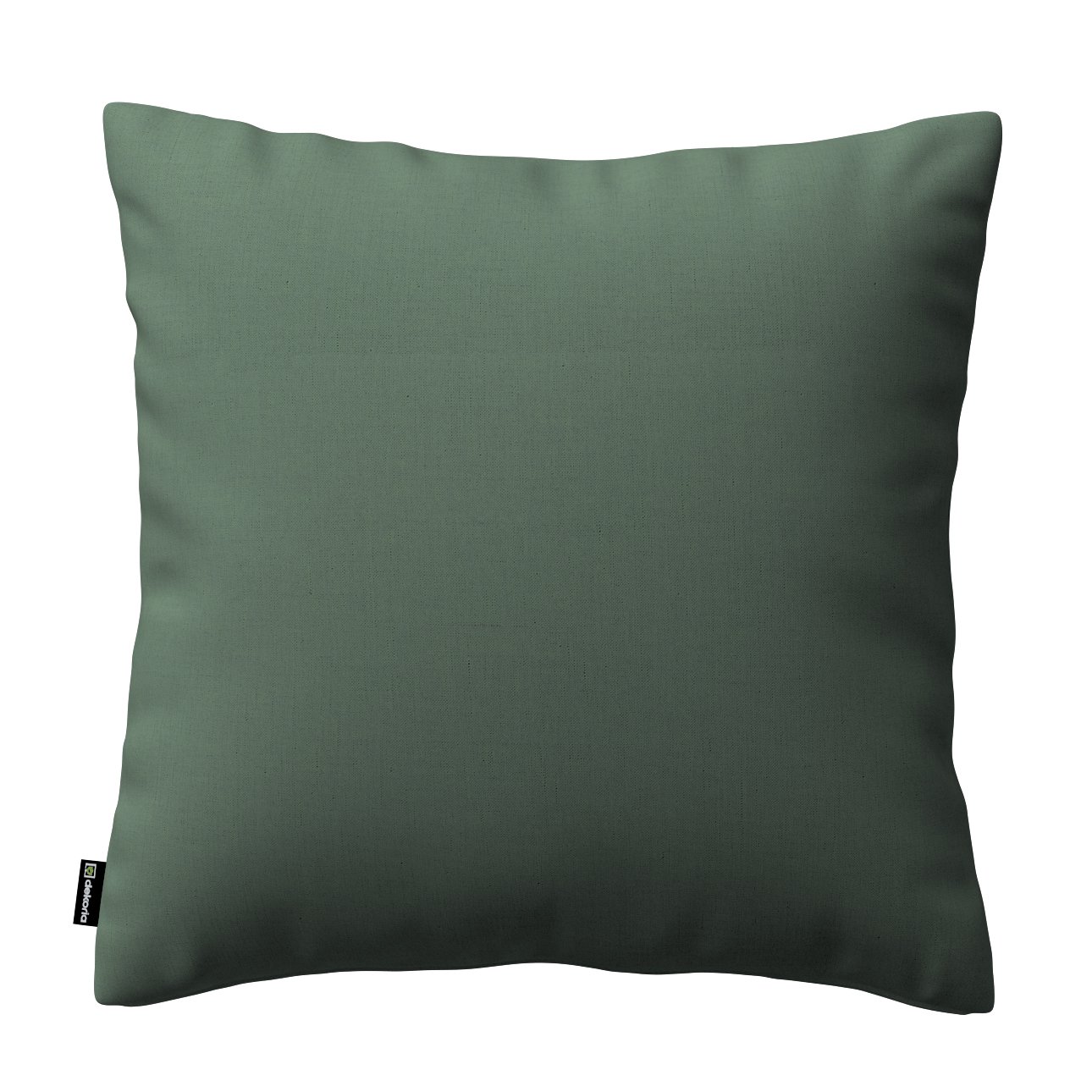 Dekoria Karin - jednoduchá obliečka, matná zelená, 43 x 43 cm, Linen, 159-08
