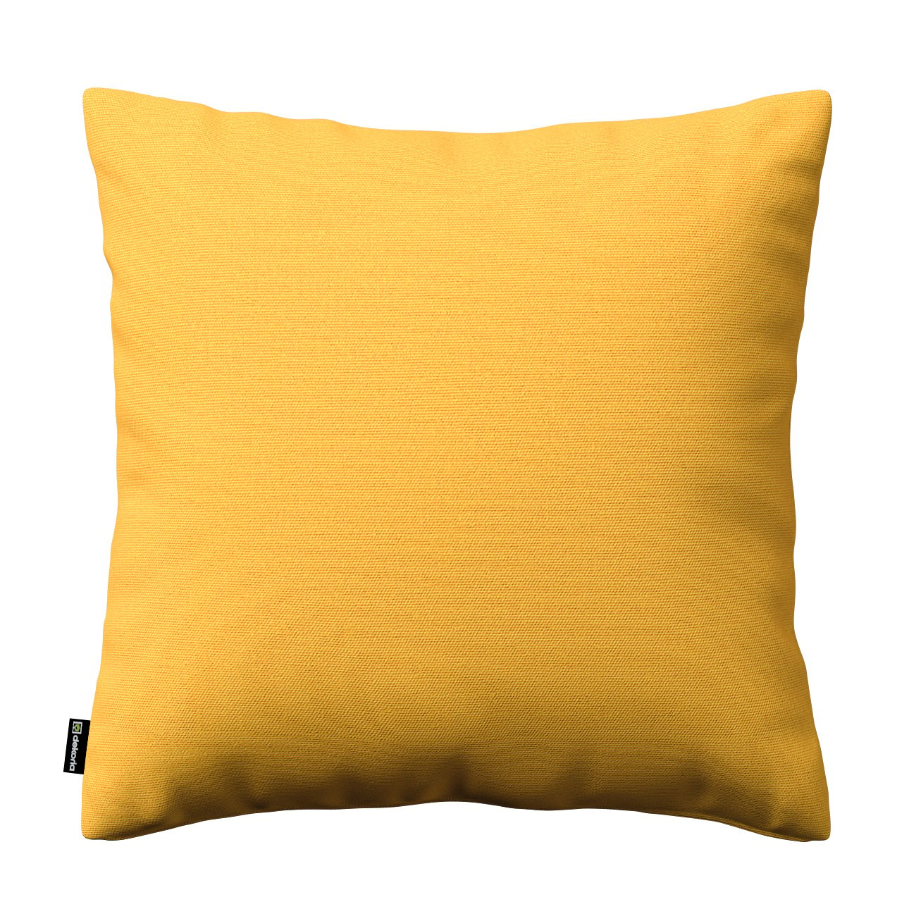 Dekoria Karin - jednoduchá obliečka, žltá, 43 x 43 cm, Loneta, 133-40