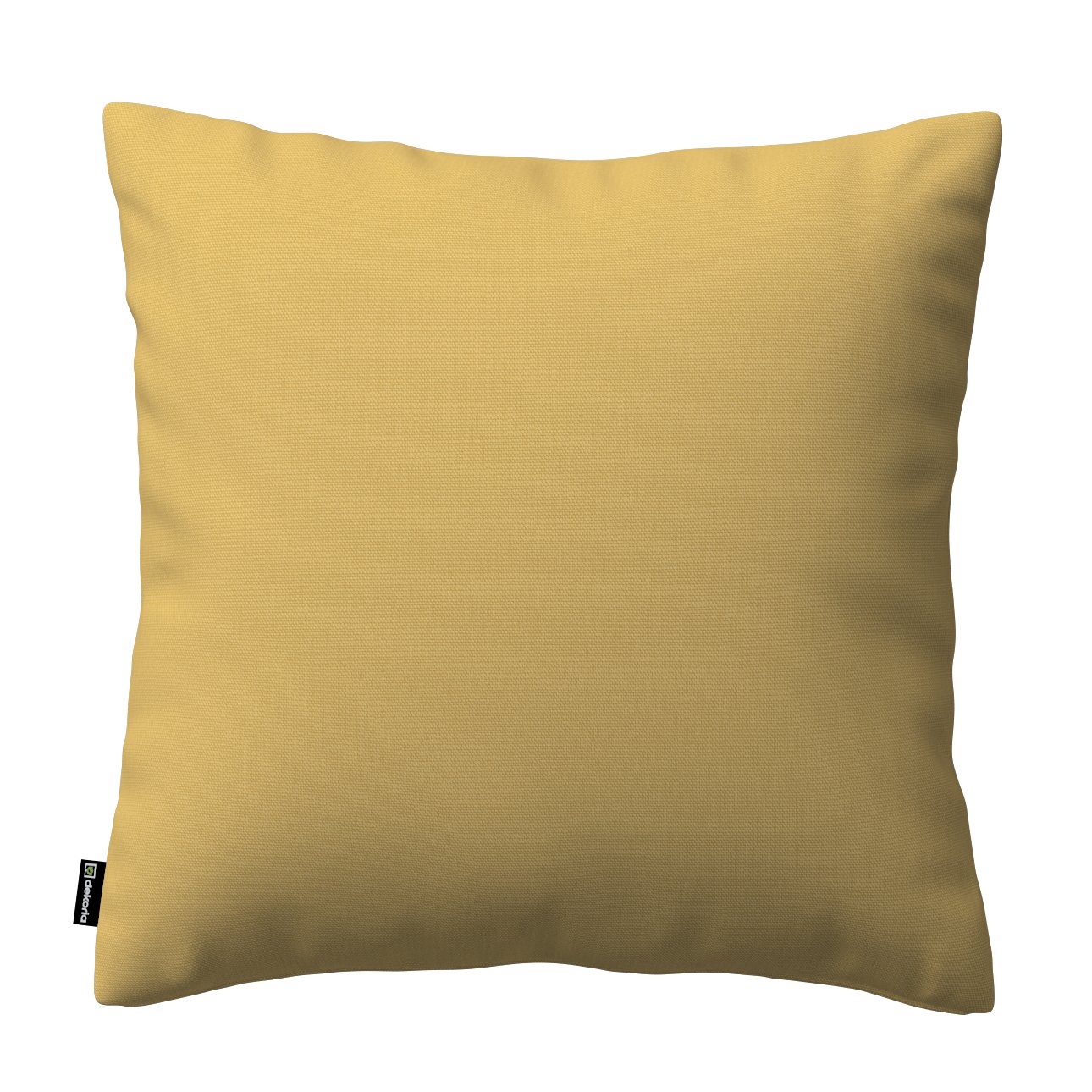 Dekoria Karin - jednoduchá obliečka, matná žltá, 50 x 50 cm, Cotton Panama, 702-41