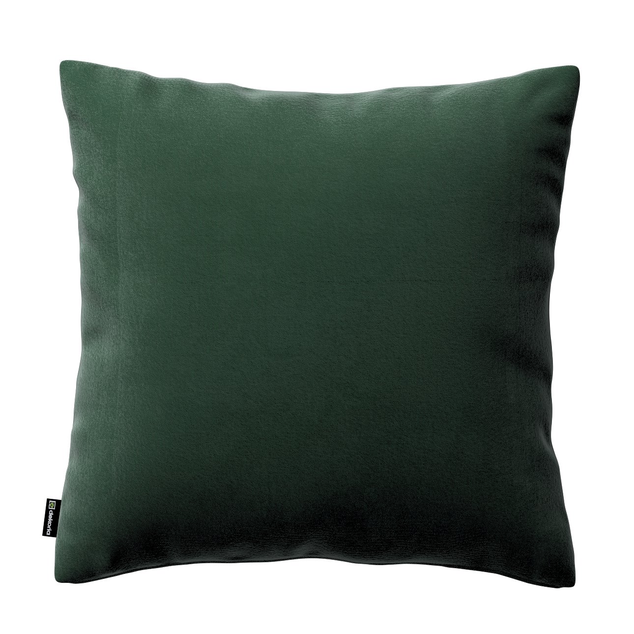 Dekoria Karin - jednoduchá obliečka, lesná zelená, 60 x 60 cm, Crema, 180-63