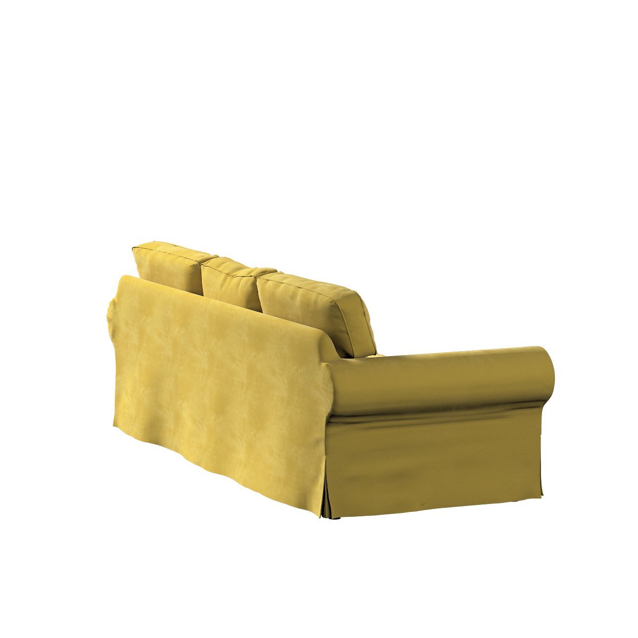 Ikea yellow deals velvet sofa