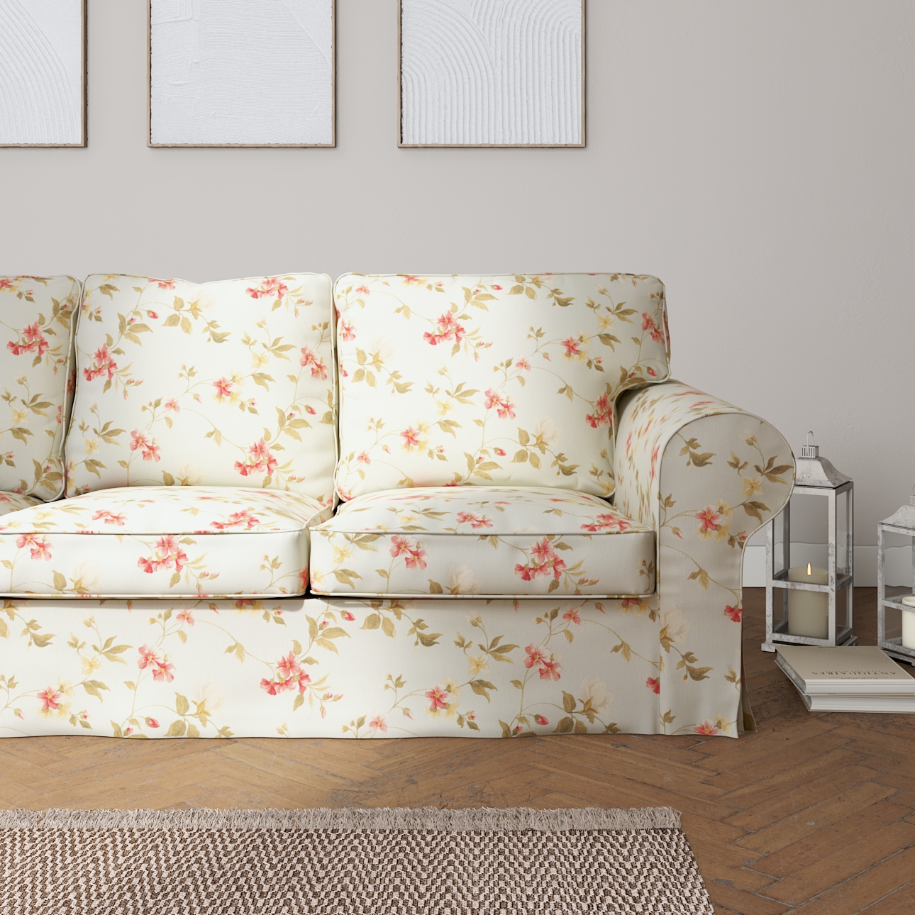 Ikea cream store couch