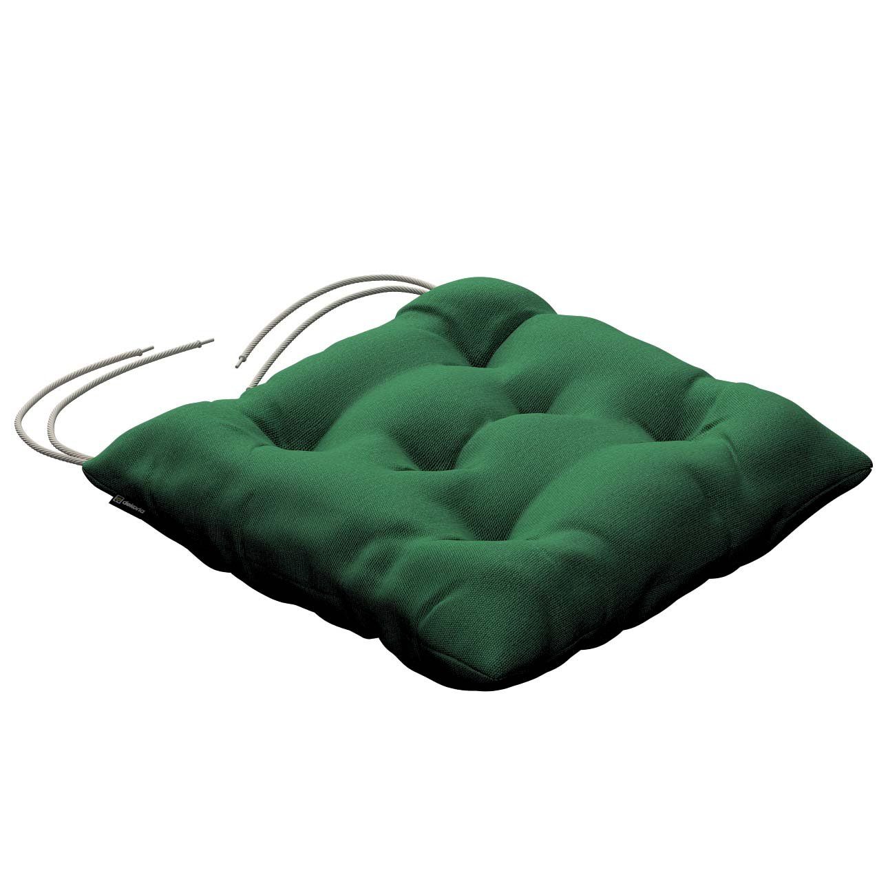 Jack seat pad with ties dark green 133 18 38 x 38 x 8 cm