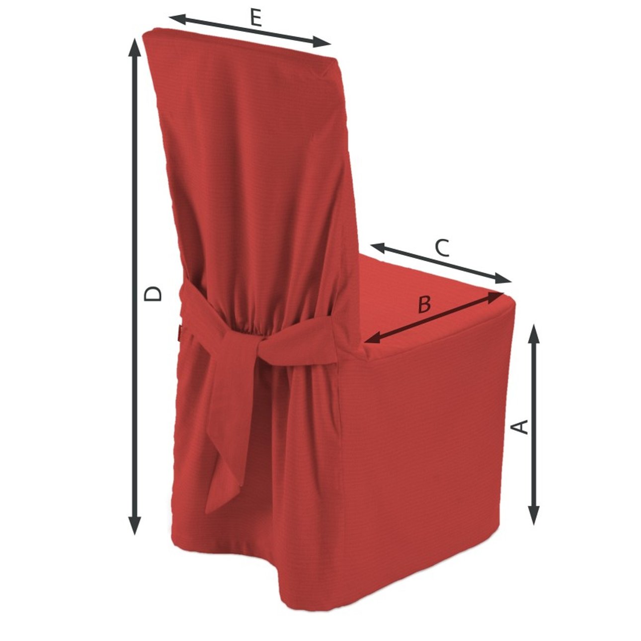 Red dining chair clearance covers