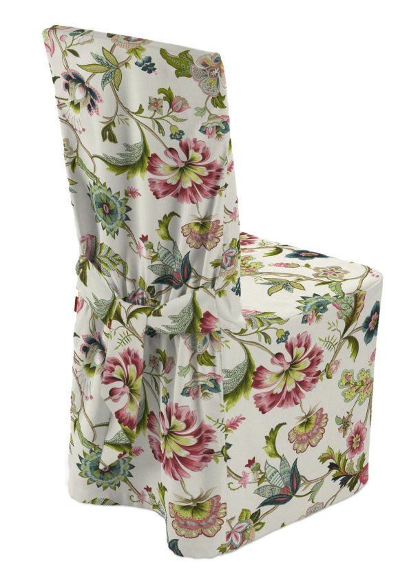 Dekoria Návlek na stoličku, farebné kvety, 45 x 94 cm, Londres, 122-00