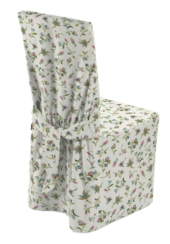 Dekoria Návlek na židli, květy na světlém podkladu, 45 x 94 cm, Londres, 122-02