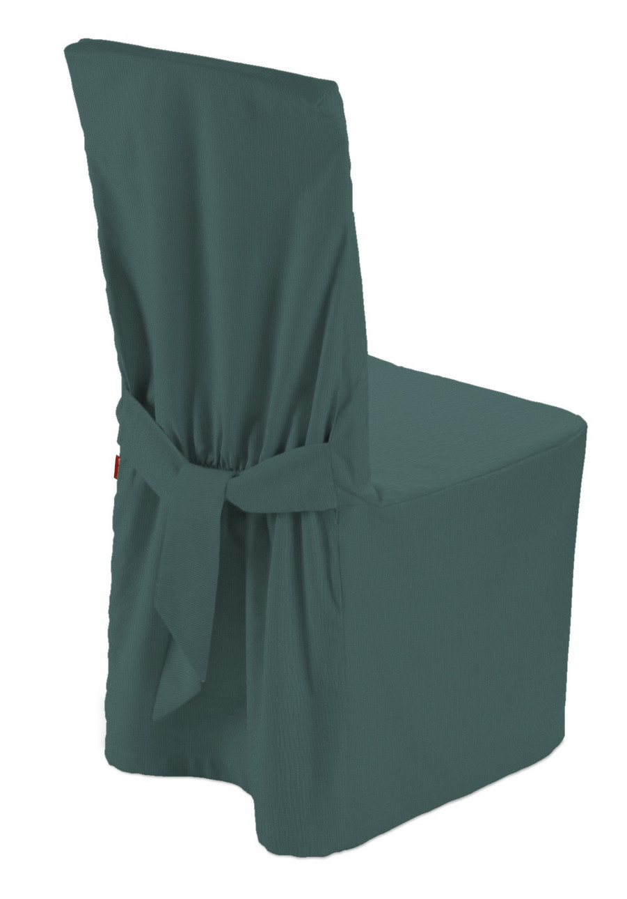Dekoria Návlek na stoličku, matná smaragdová zelená, 45 x 94 cm, Linen, 159-09
