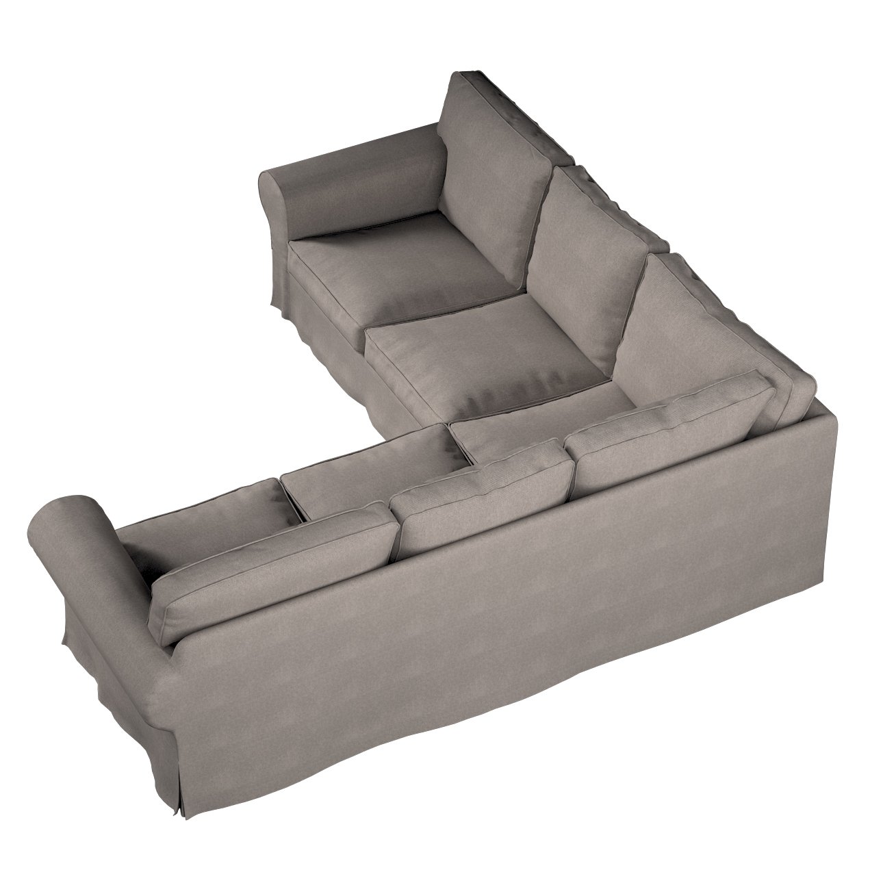 Ektorp corner sofa cover, taupe, 70509, Ektorp corner sofa cover