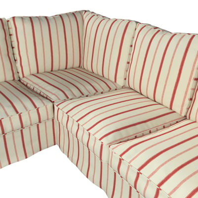 Pokrowiec na sofę narożną Ektorp 240/136 x 82 x 73 cm w kolekcji Avinon, tkanina: 129-15