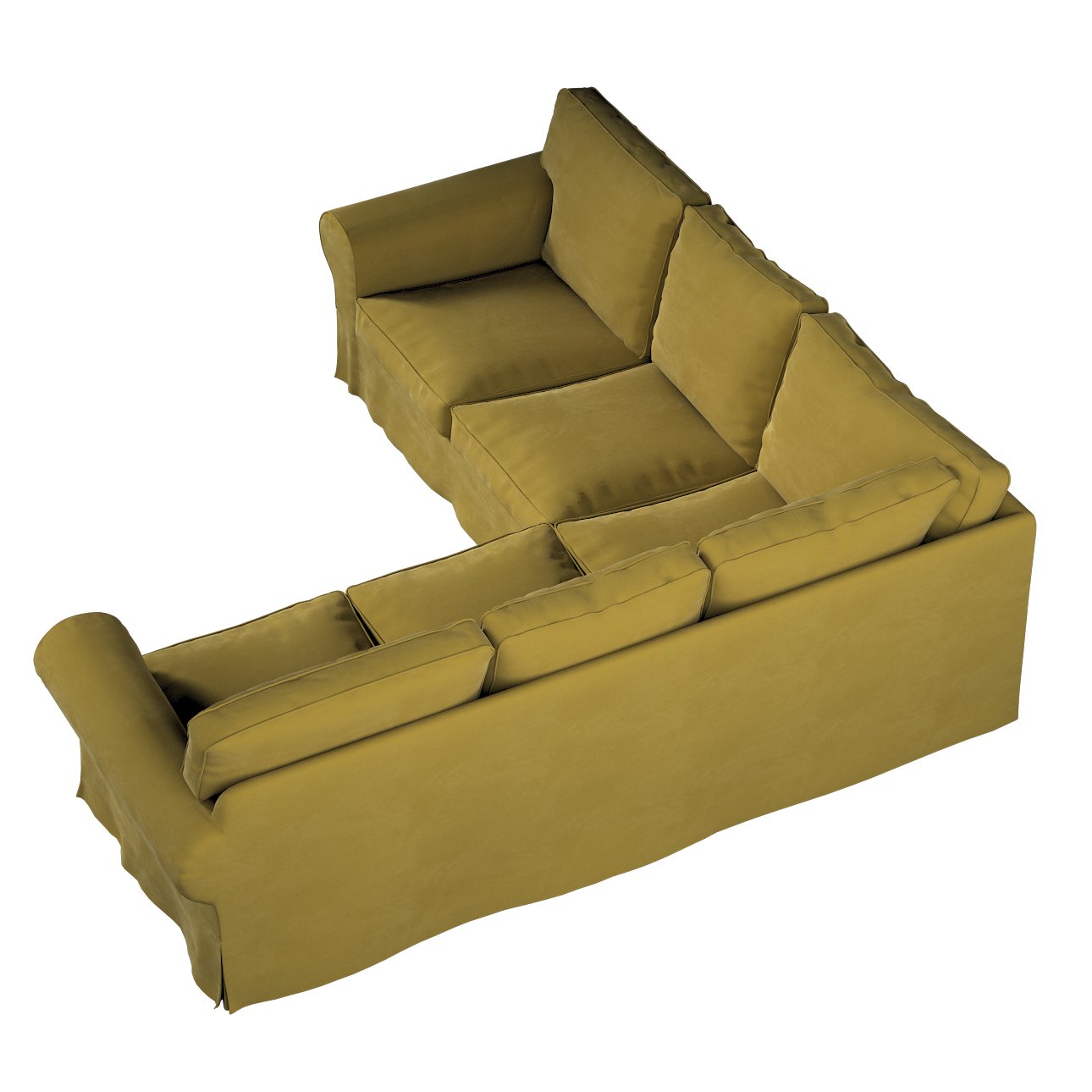 Ektorp corner sofa cover, olive green, 70427, Ektorp corner sofa cover
