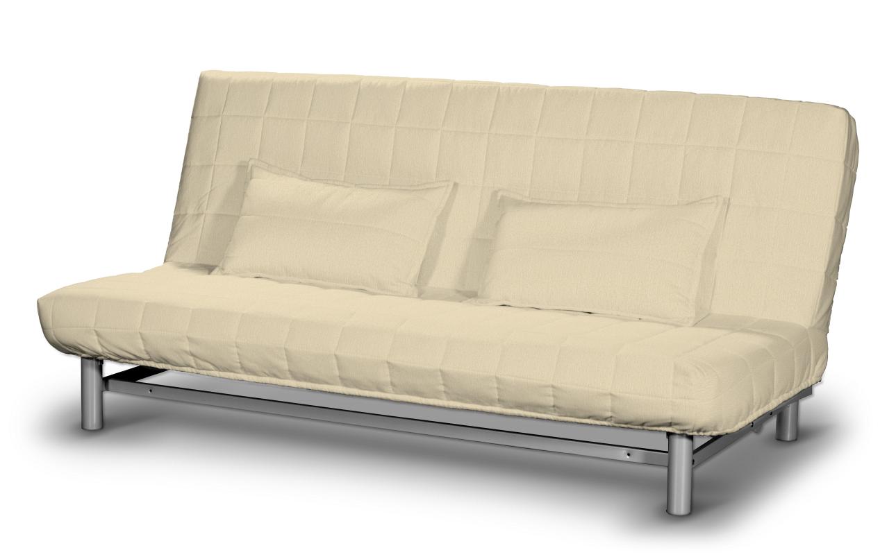 Dekoria Potah na pohovku IKEA Beddinge krátký, krémová, potah na pohovku + 2 polštáře, Chenille, 161-39