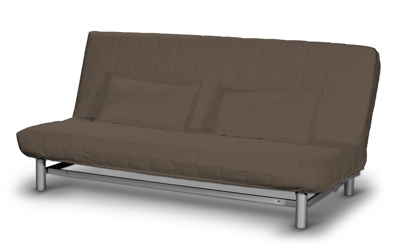 Dekoria Potah na pohovku IKEA Beddinge krátký, hnědá, potah na pohovku + 2 polštáře, Etna, 705-08
