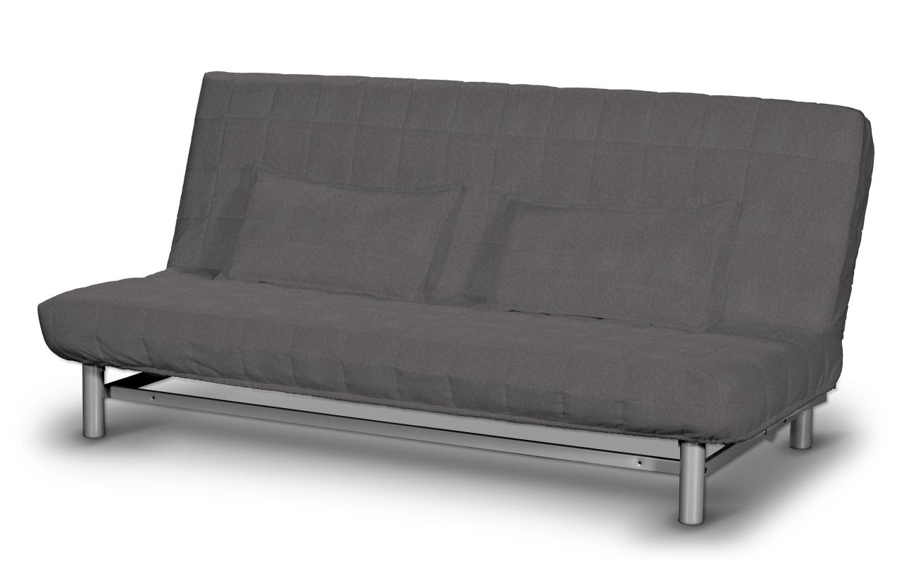 Dekoria Potah na pohovku IKEA Beddinge krátký, grafitová, potah na pohovku + 2 polštáře, Etna, 705-35