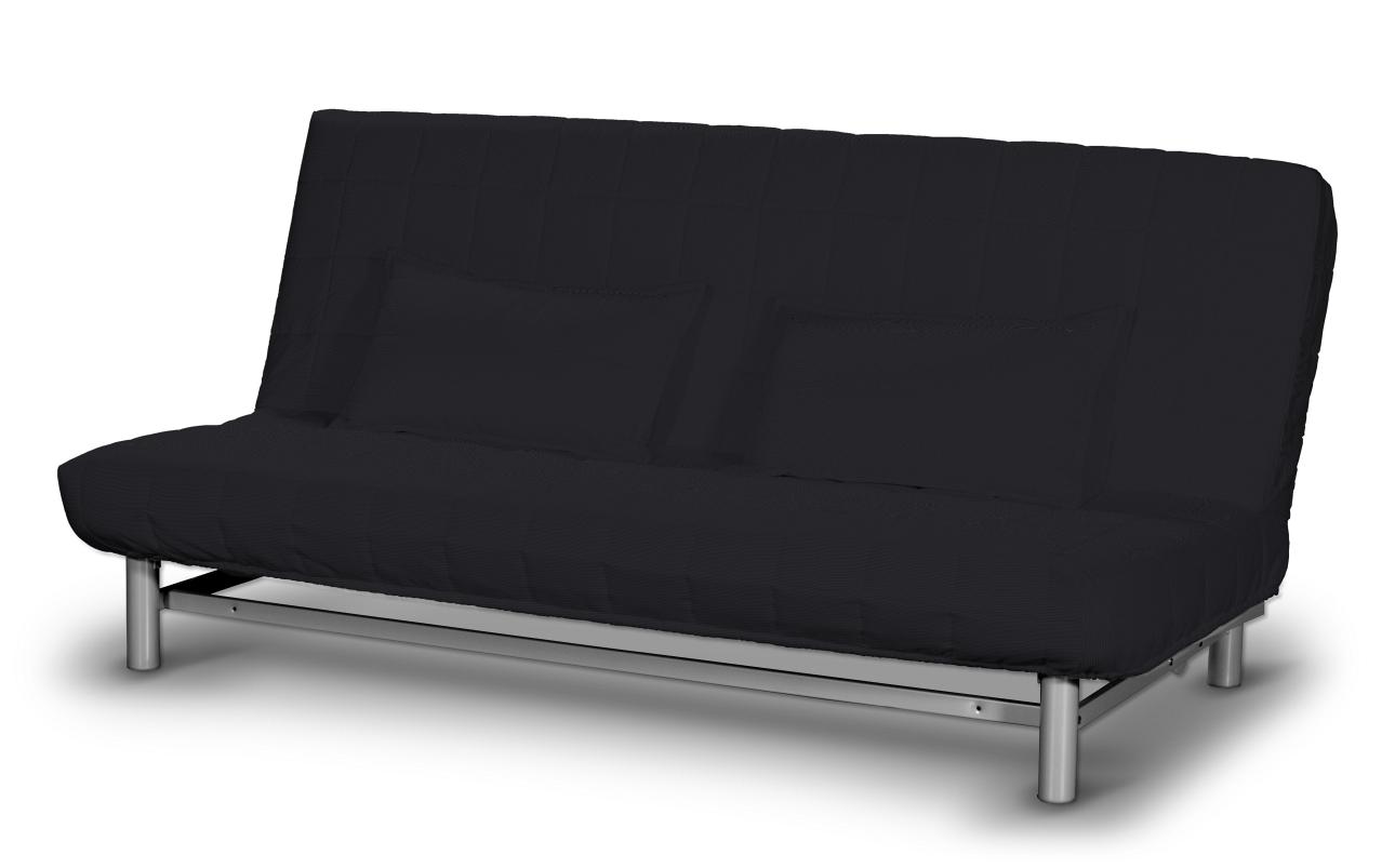 Dekoria Potah na pohovku IKEA Beddinge krátký, černá, potah na pohovku + 2 polštáře, Etna, 705-00
