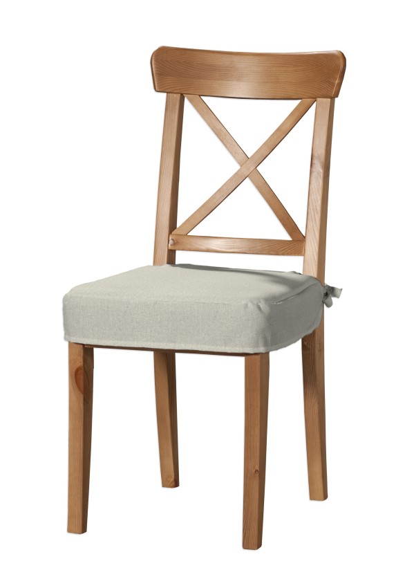Dekoria Sedák na židli IKEA Ingolf, světle šedá směs, židle Inglof, Loneta, 133-65