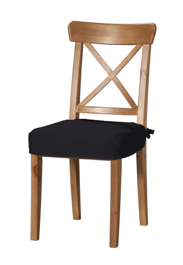 Dekoria Sedák na židli IKEA Ingolf, černá, židle Inglof, Etna, 705-00