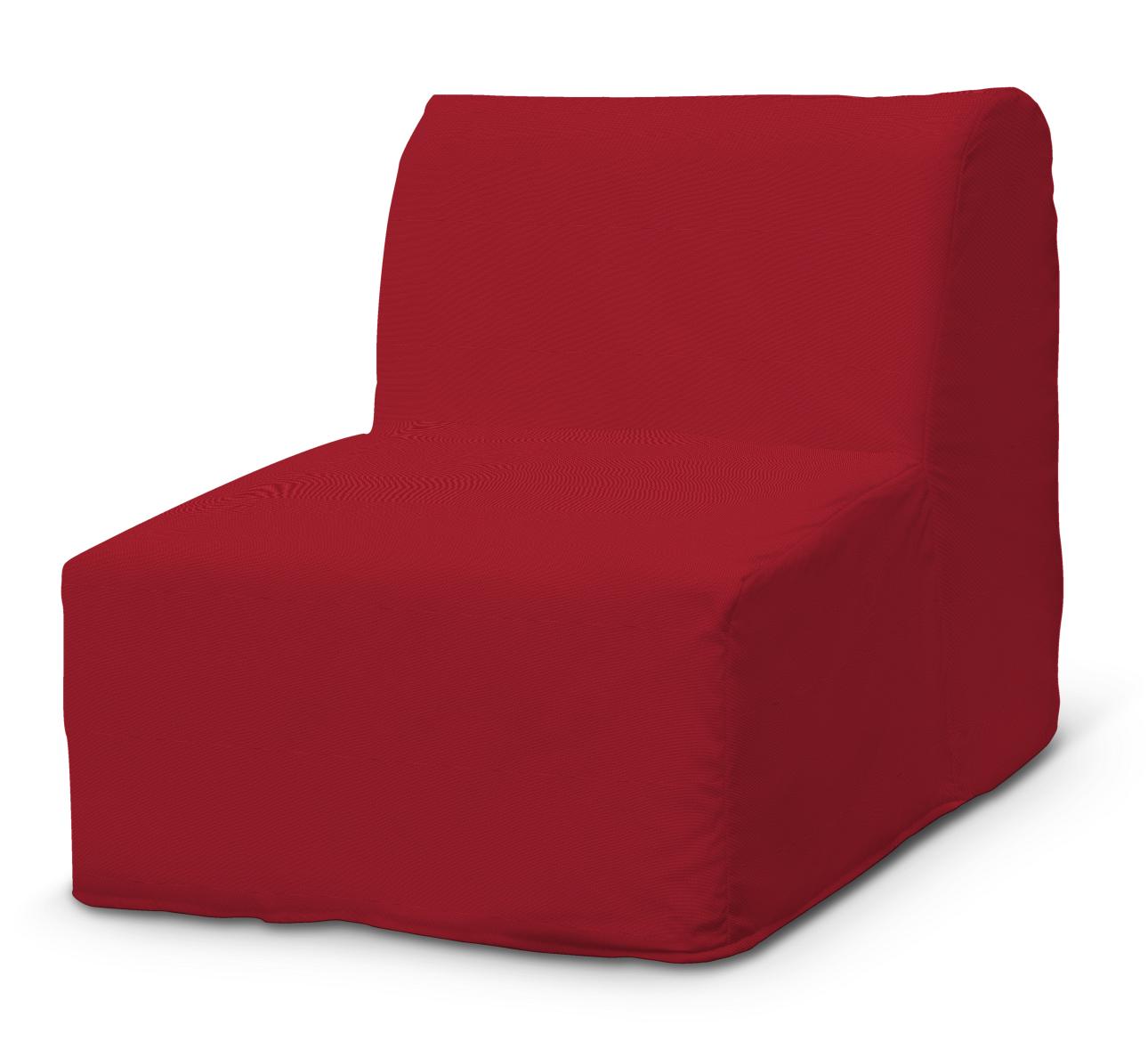 Dekoria Potah na křeslo Lycksele jednoduchý, tmavě červená , fotel Lycksele, Etna, 705-60