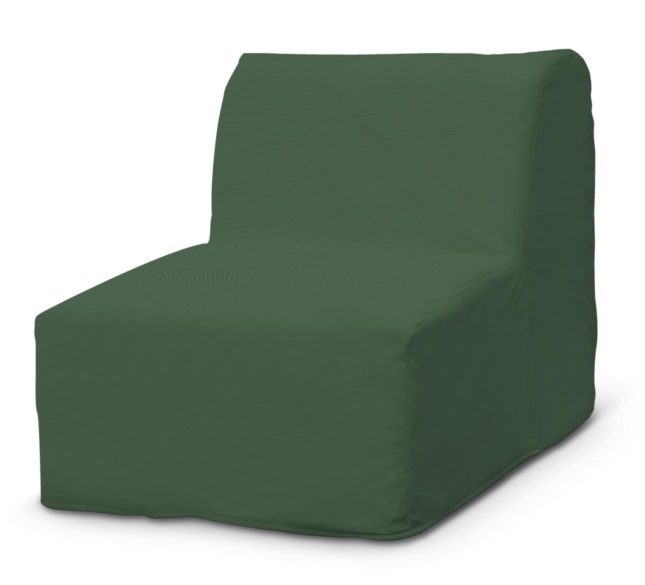Dekoria Potah na křeslo Lycksele jednoduchý, Forest Green - zelená, fotel Lycksele, Cotton Panama, 702-06