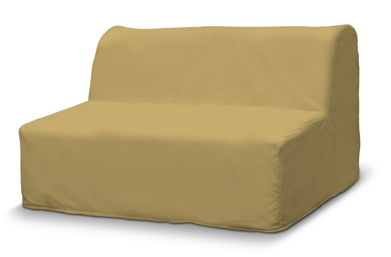 Dekoria Poťah na sedačku Lycksele, jednoduchý, matná žltá, Poťah na sedačku Lycksele, Cotton Panama, 702-41