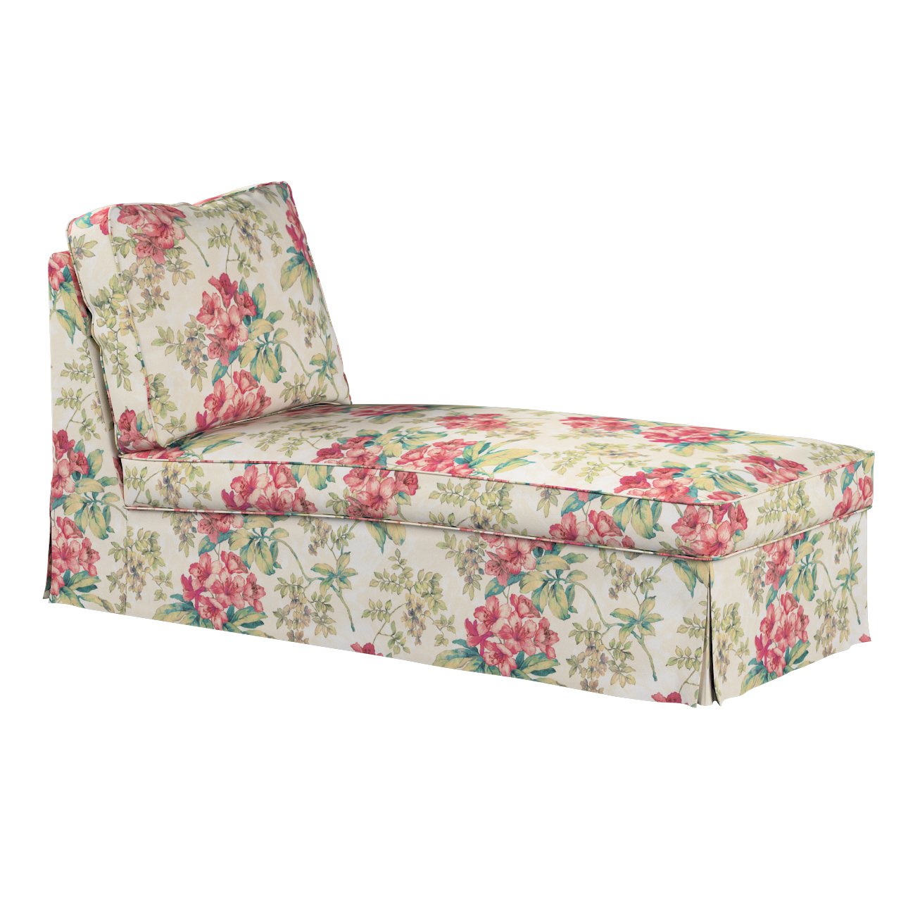 Floral chaise lounge deals cushions