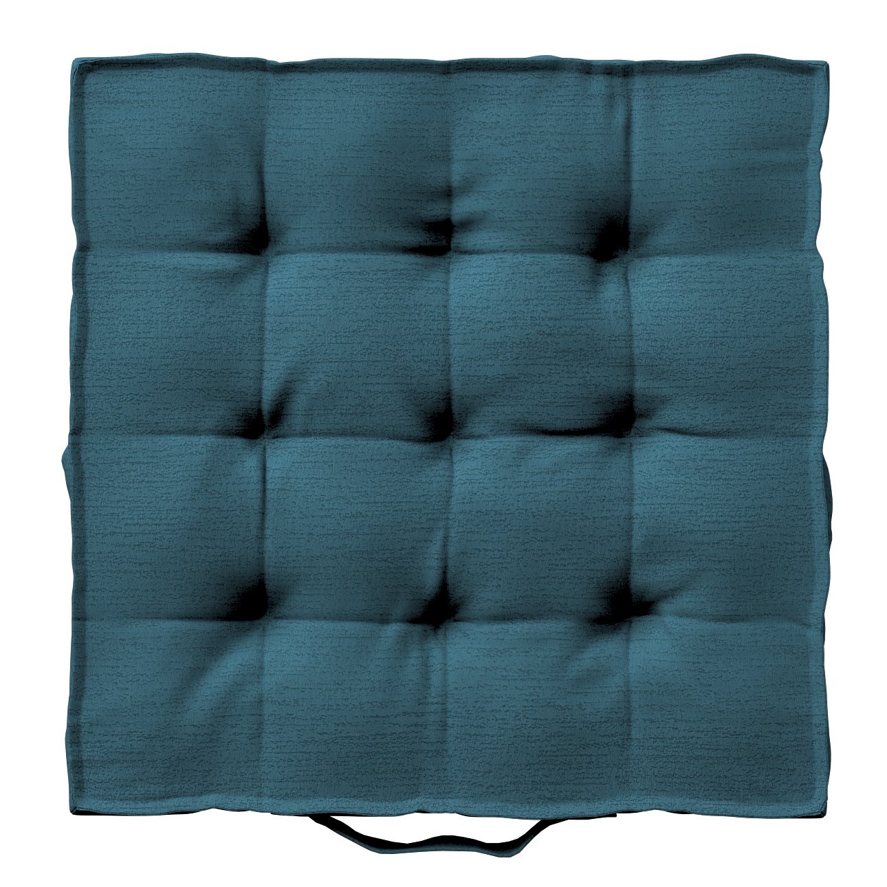 Dekoria Sedák Kuba s úchytem 40x40x6cm nebo 50x50x10cm, tmavě modrá, 40 x 40 x 6 cm, Living II, 162-38