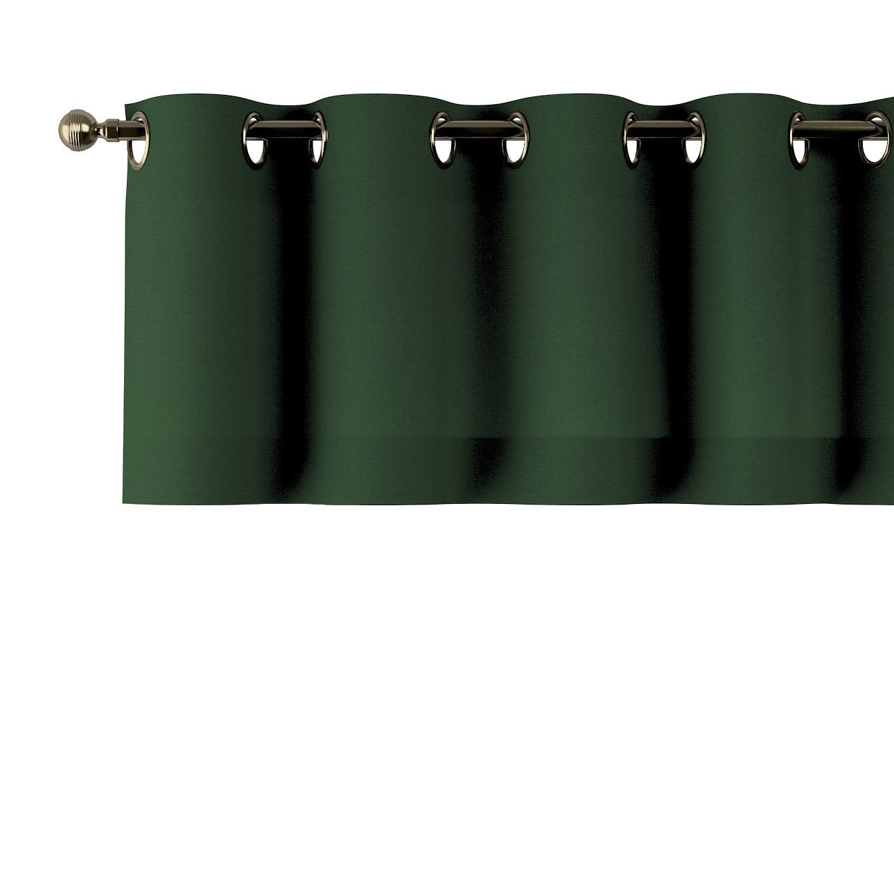 Dekoria Krátky záves na kolieskach, zelená, 260 x 40 cm, Quadro, 144-33