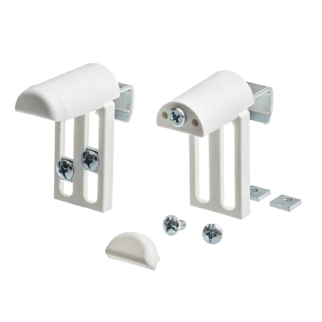 Window Frame Blind Fittings 2 pieces per set, 4 x 6 cm (1,5 x 2,5