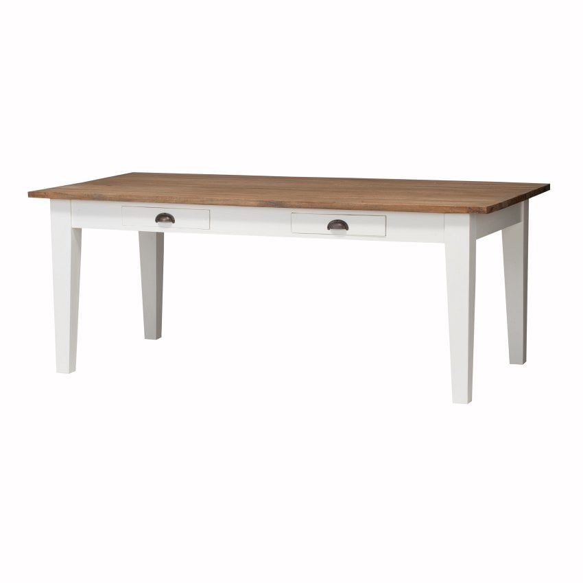 Stůl Milton white&natural 200x100x78cm