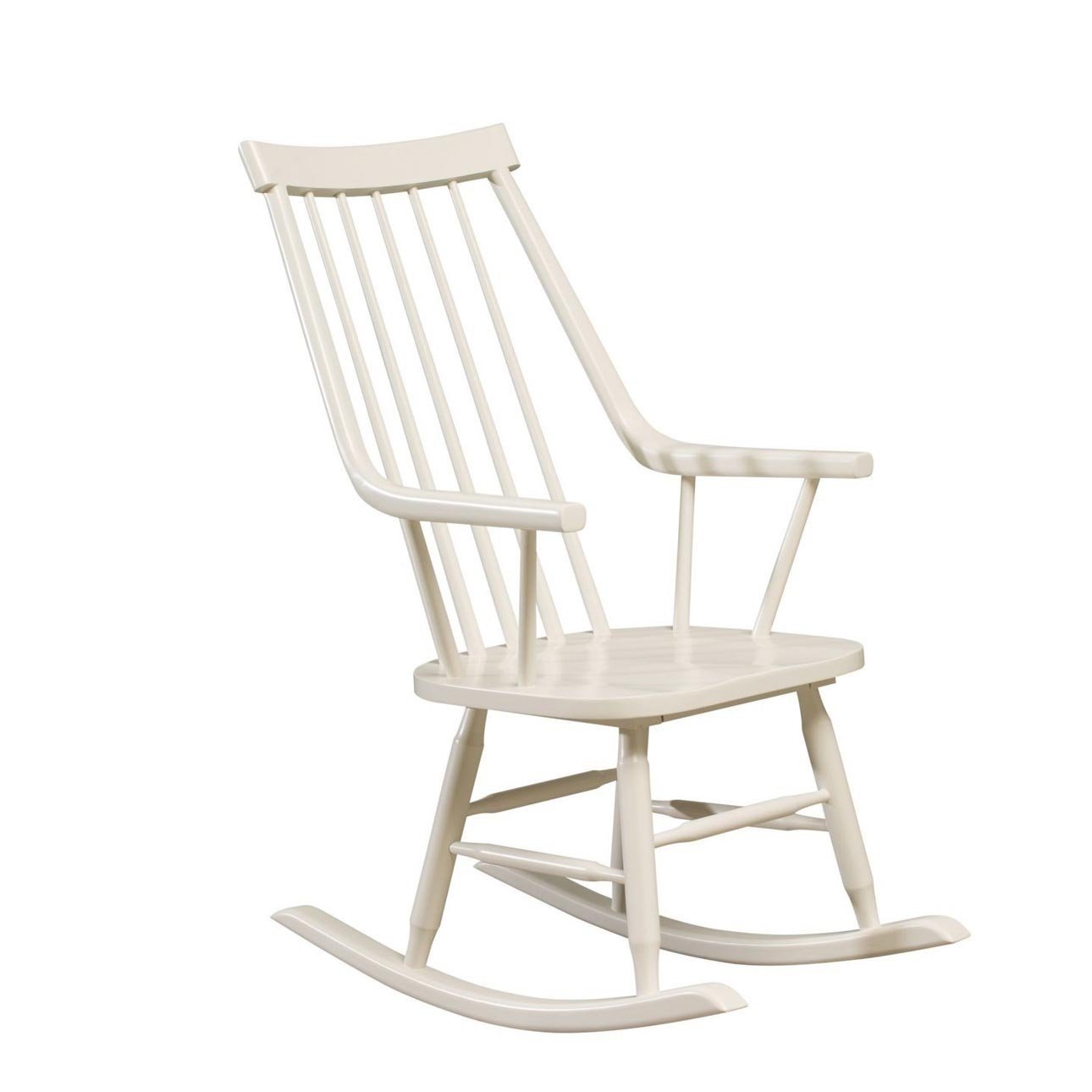 Dekoria Hpoupací židle Henry white, 54 x 44 x 114 cm