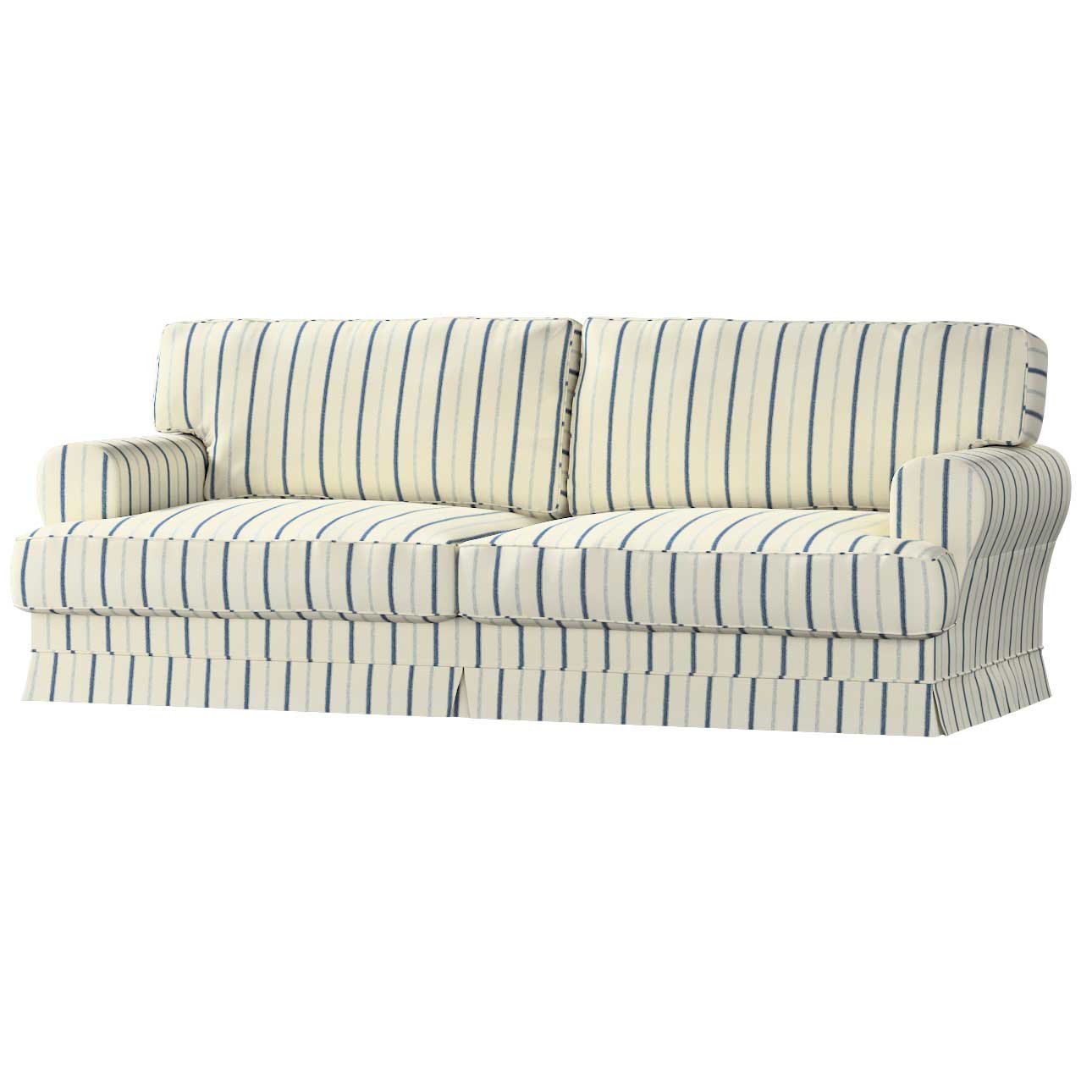 Blue deals striped couch