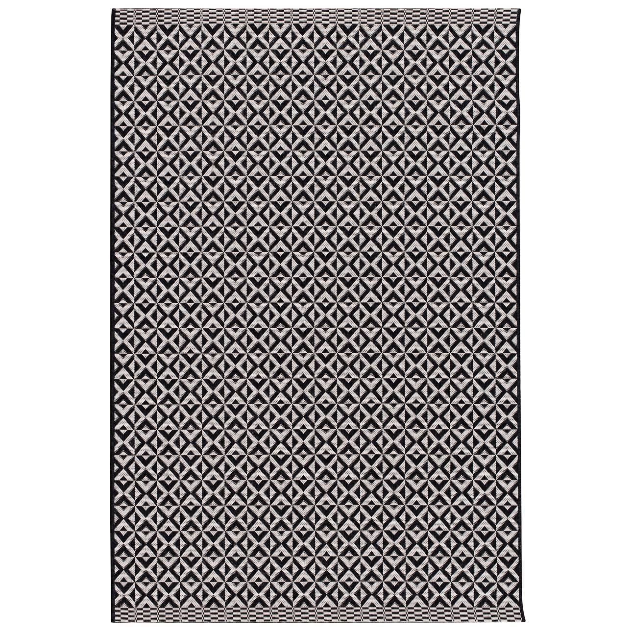 Dekoria Koberec Modern Geometric black/wool 120x170cm, 120 x 170 cm