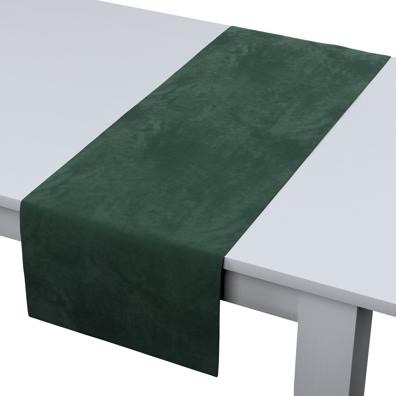 Dekoria Štóla na stôl, Mørkegrøn, 40 x 130 cm, Velvet, 704-25