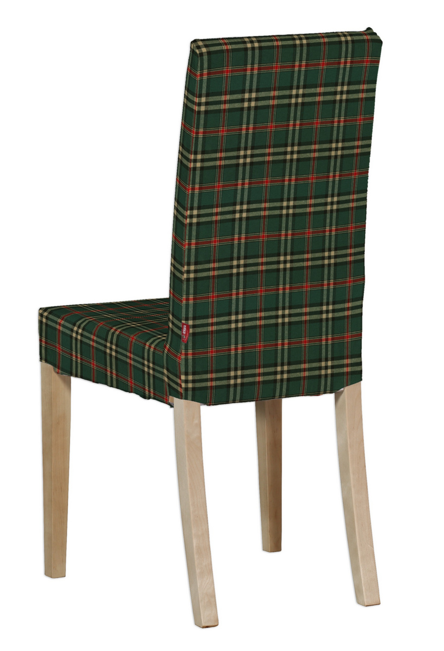 Dekoria Potah na židli IKEA Harry, krátký, kostka teleno-červená, židle Harry, Quadro, 142-69