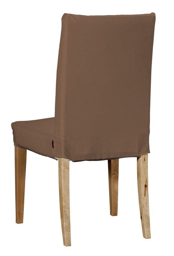 Dekoria Návlek na stoličku Henriksdal (krátky), hnedá, návlek na stoličku Henriksdal - krátky, Loneta, 133-09