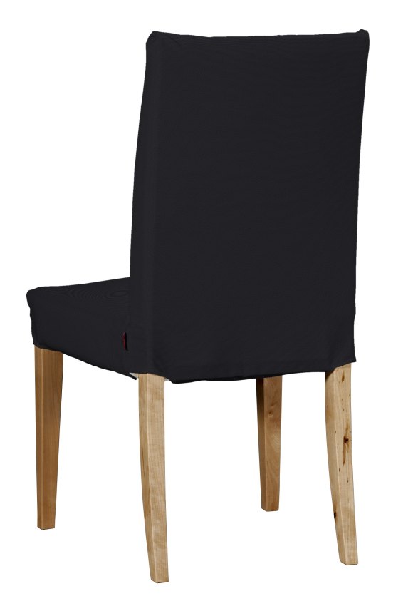 Dekoria Návlek na stoličku Henriksdal (krátky), čierna, návlek na stoličku Henriksdal - krátky, Etna, 705-00
